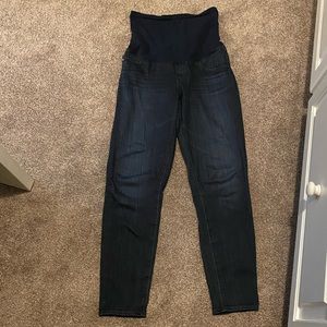 AG dark skinny maternity jeans